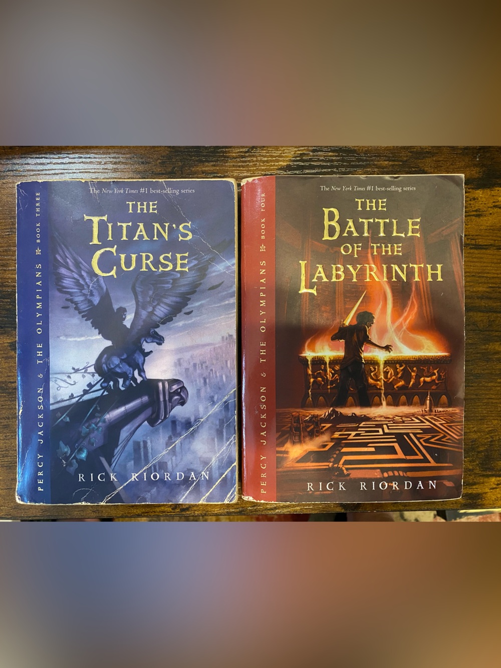 📘 Percy Jackson & The Olympians - 2 Paperback Novel Bundle - Rick Riordan 📗